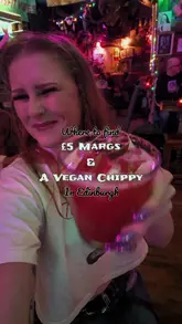 A fast-paced, engaging vlog-style review of The Dog House in Edinburgh, highlighting their £5 spicy margaritas and the resident vegan kitchen, The Happy Fish. The video showcases the venue's quirky dive bar atmosphere and a variety of plant-based comfort food options.