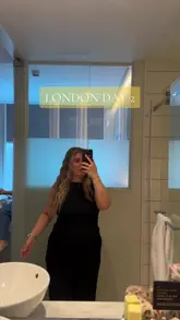A day-in-the-life vlog following two women in London as they get ready in their hotel, visit Eggslut for breakfast, grab coffee at Black Sheep Coffee, see a theatre show, and have dinner at The Phene.