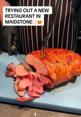 A couple visits Calico in Maidstone for a Sunday roast with their baby, highlighting the decor, friendly staff, and food quality.