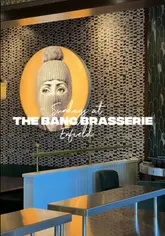 A promotional reel for The Banc Brasserie in North London, showcasing their Sunday roast menu and signature dishes like lamb fillet with mac & cheese and apple crumble French toast.