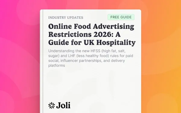 Online Food Advertising Restrictions 2026: A Guide for UK Hospitality